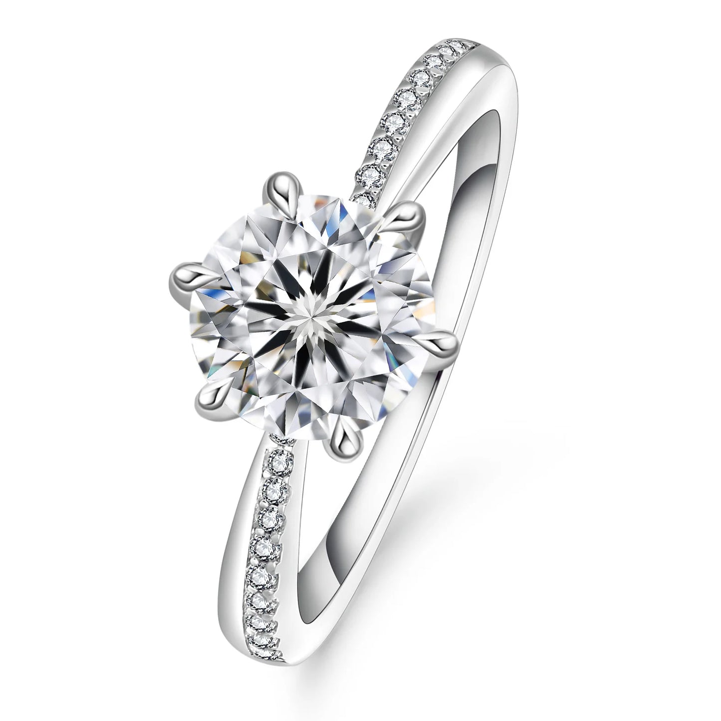 The Celestial Halo Lab Grown Diamond Ring | 18K Gold Engagement Ring