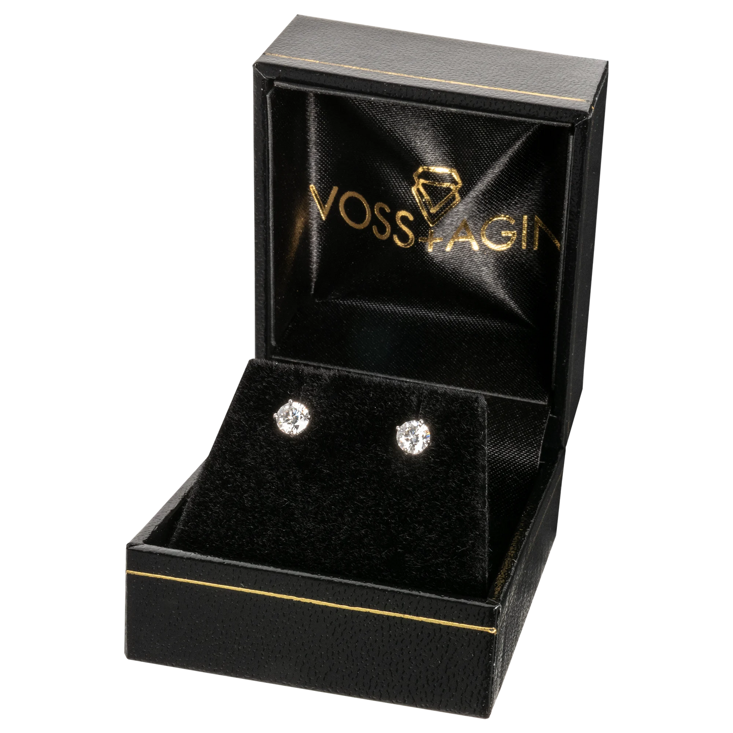 The Empress: 10K White Gold Brilliant Celestial Halo Studs
