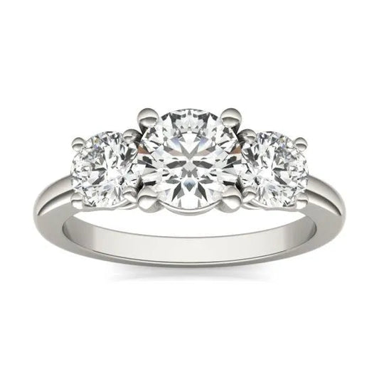 Convergence: 2 Carat Total Weight AGI Certified Three-Stone Diamond Ring