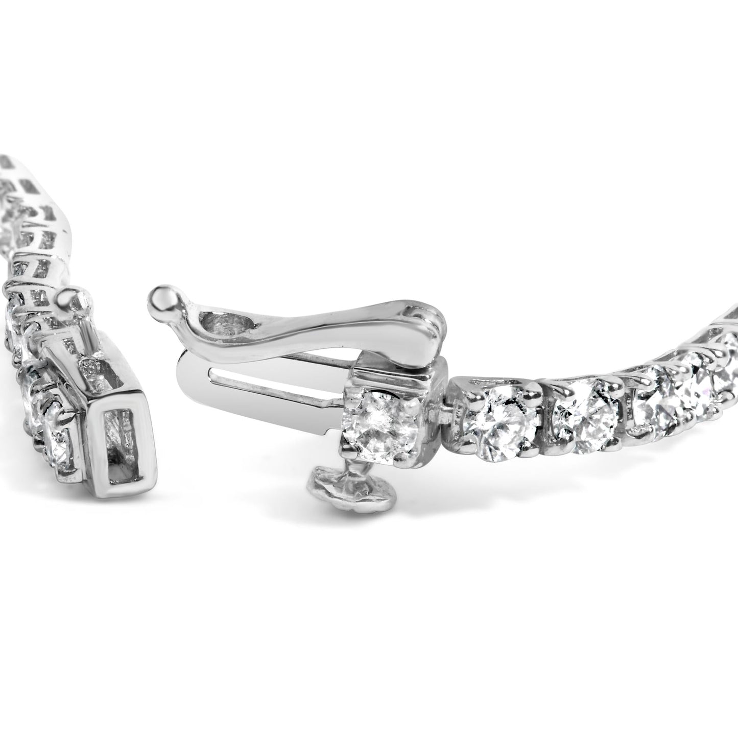 Sovereign Line: Solid 14K Gold 5 Carat G-VS Diamond Bracelet
