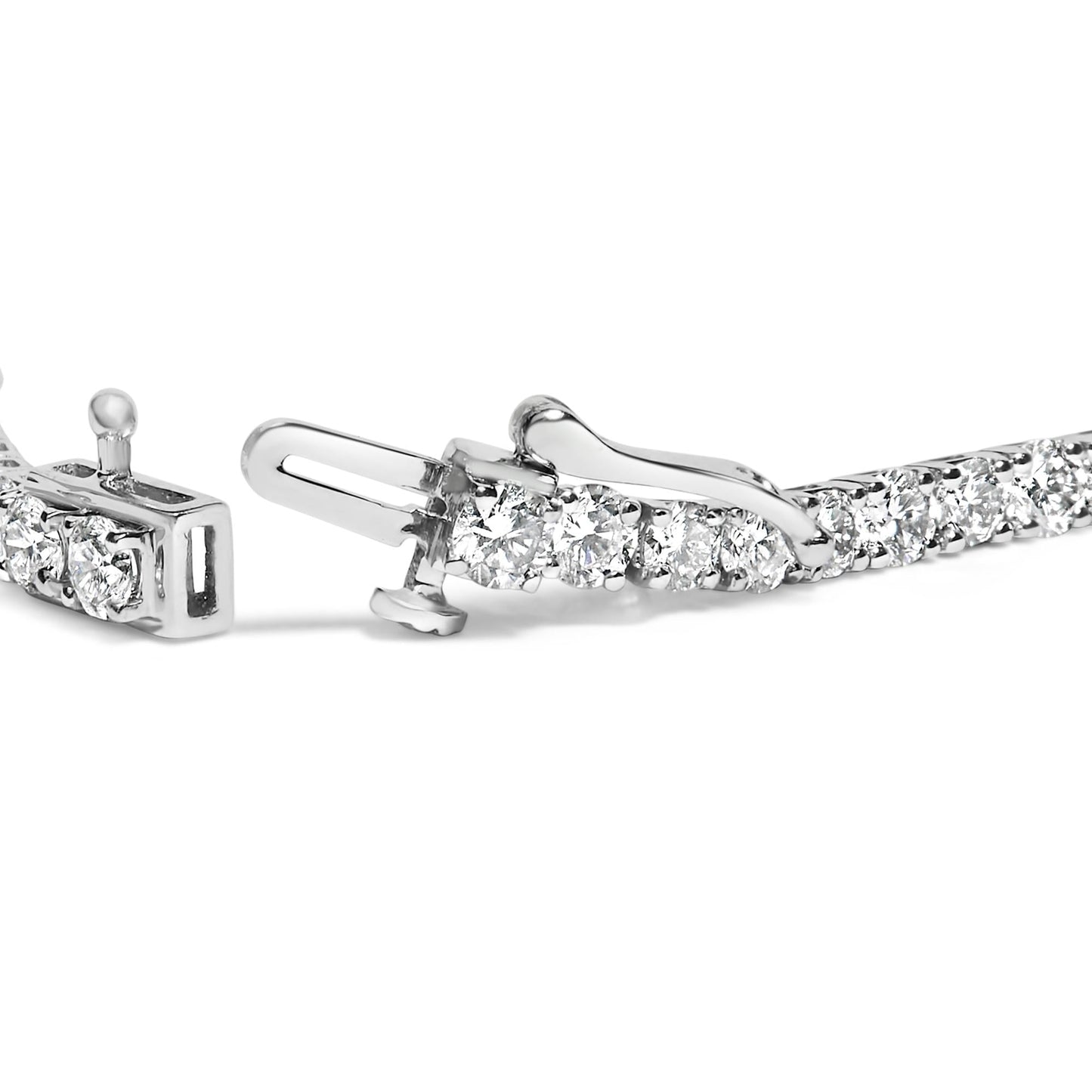 Absolute Continuum: Solid 14K Gold 6 Carat Ultra-Clarity Diamond Bracelet