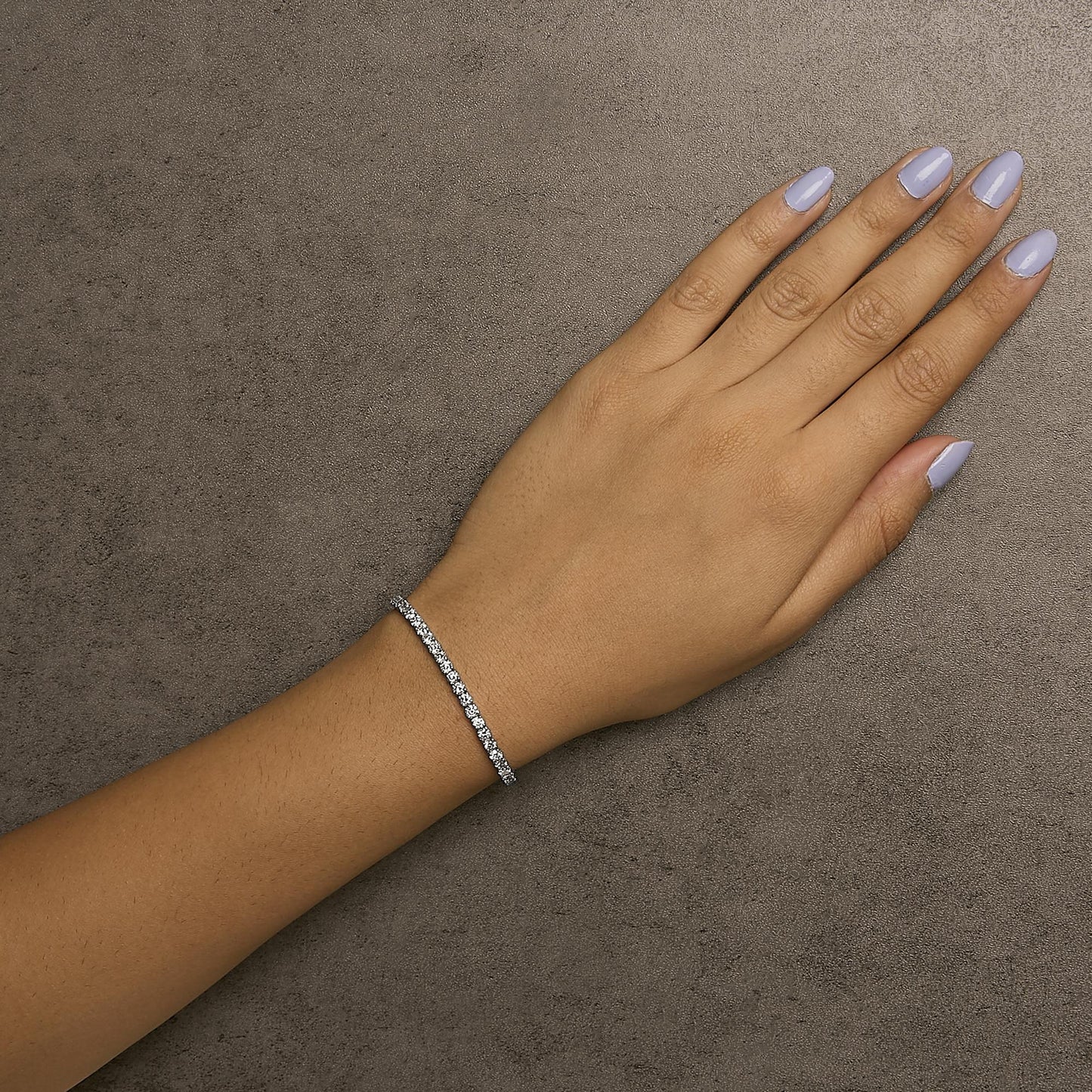Absolute Continuum: Solid 14K Gold 6 Carat Ultra-Clarity Diamond Bracelet