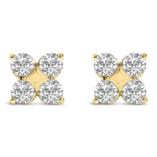 The Winter Solstice: 0.50 CTW Lab Diamond Snowflake Studs