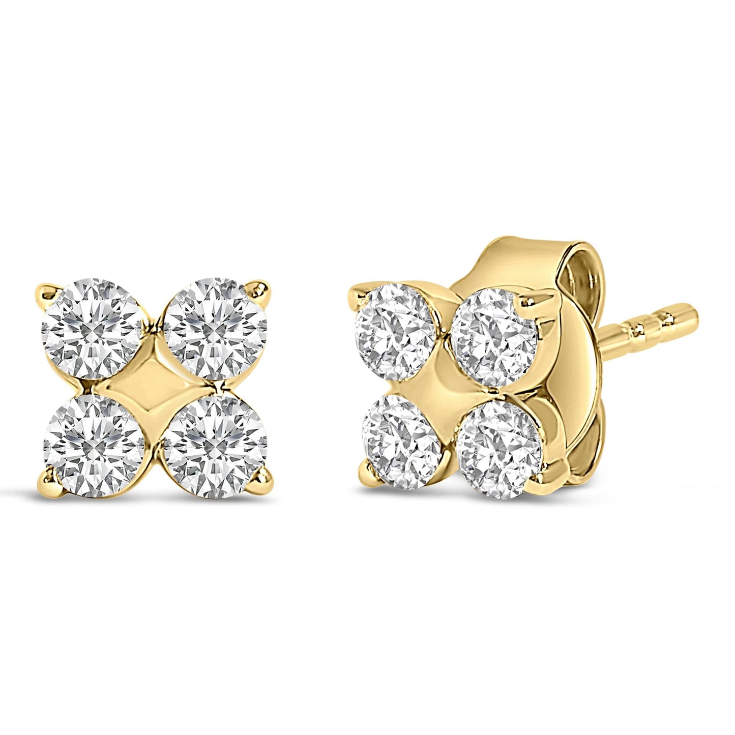 The Winter Solstice: 0.50 CTW Lab Diamond Snowflake Studs