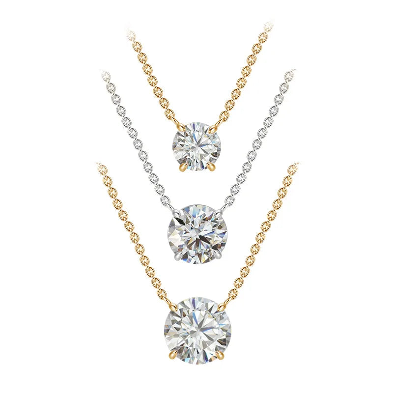 The Elite Crown: 1.00 CTW IGI Certified Hearts & Arrows Solitaire Necklace