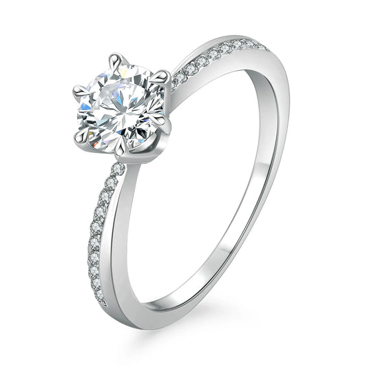 The Celestial Halo Lab Grown Diamond Ring | 18K Gold Engagement Ring