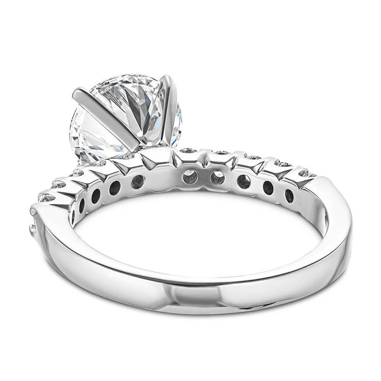 Endless Brilliance 1.00 CTW Lab Diamond Solitaire & Pavé Ring | 9K-18K Gold