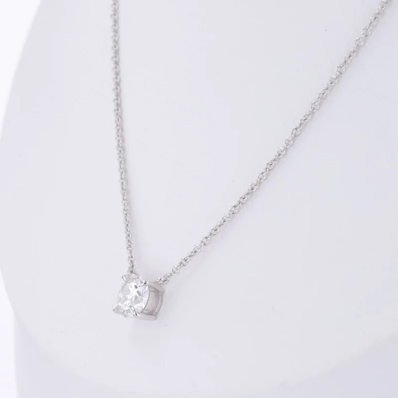 The Elite Crown: 1.00 CTW IGI Certified Hearts & Arrows Solitaire Necklace