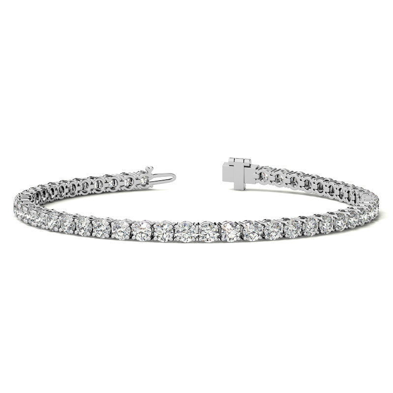 The Grand Horizon: 6.00 CTW AGI Certified G-VS Lab Diamond Tennis Bracelet