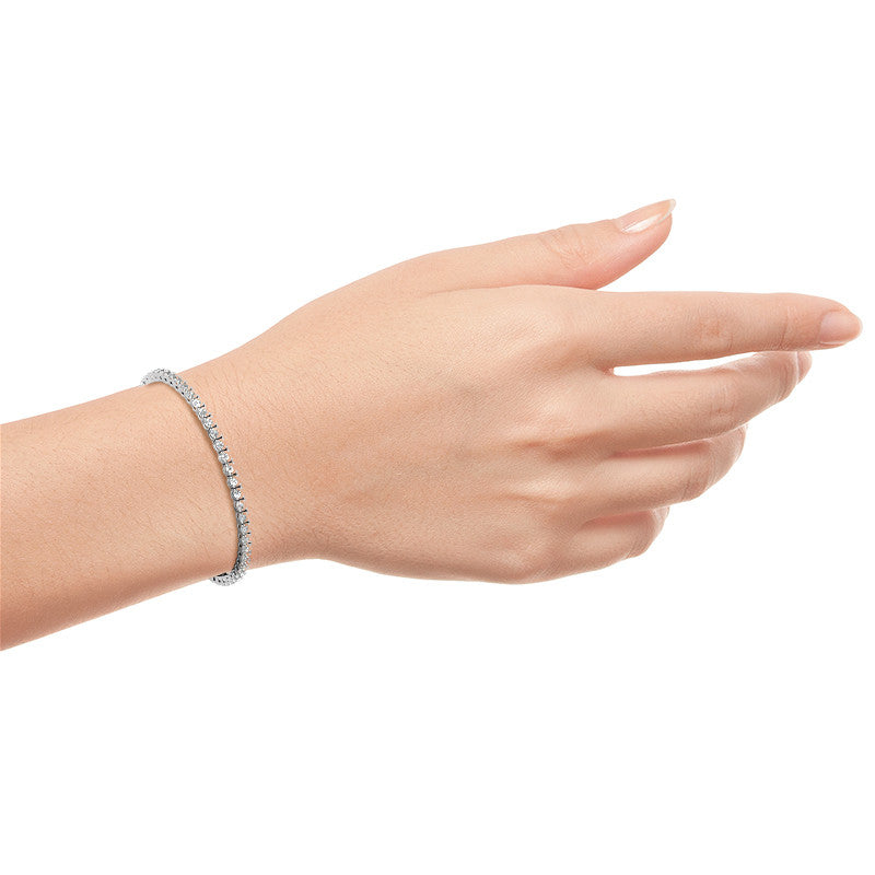 The Grand Horizon: 6.00 CTW AGI Certified G-VS Lab Diamond Tennis Bracelet
