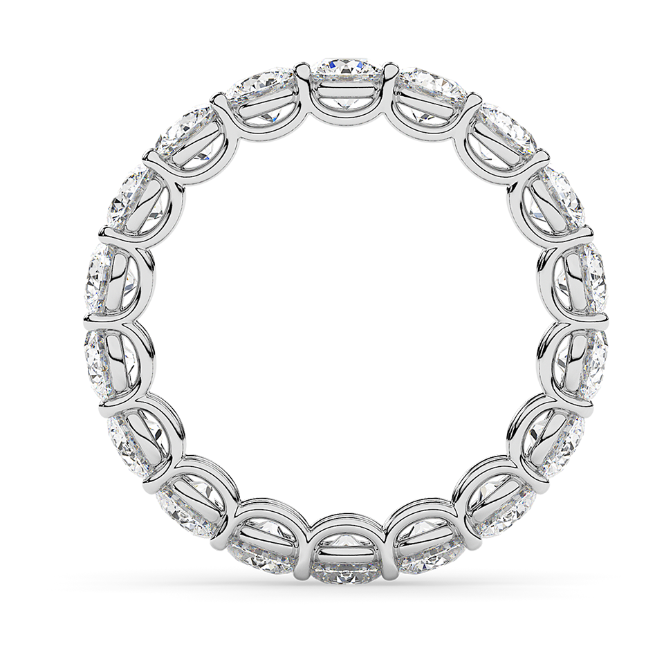 Endless Fire: 2 CTW Round Lab Diamond Eternity Ring