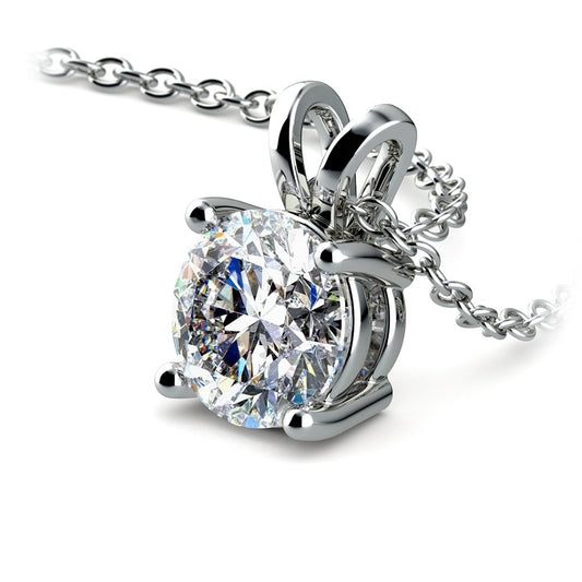 The Timeless 2CT Lab Grown Diamond Pendant in 14K Gold