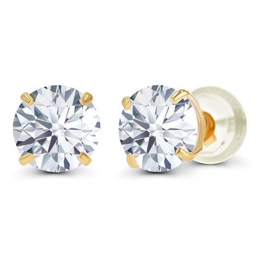 Legacy Radiance: 2.50 Carat Total Weight G/VS Lab-Grown Diamond Studs (14K Gold)