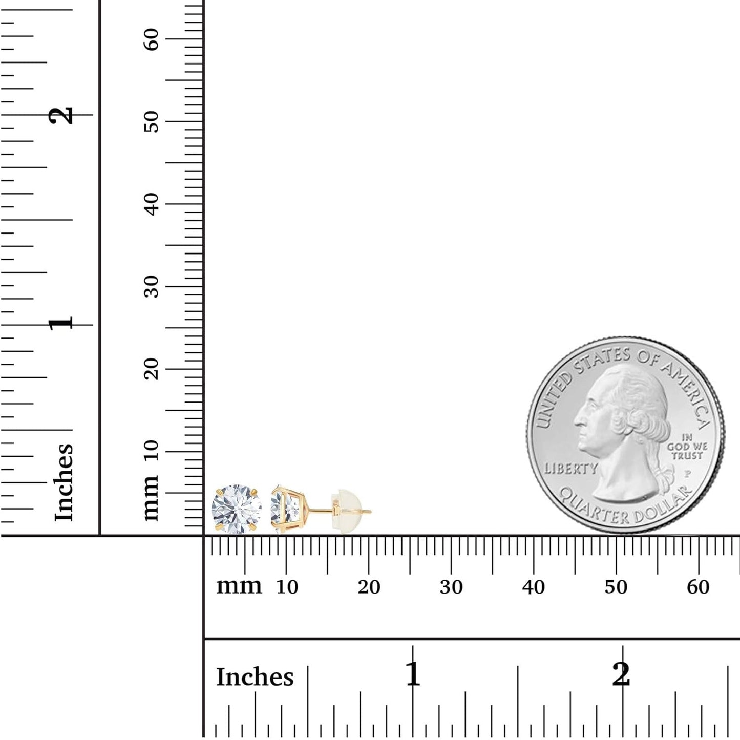 Legacy Radiance: 2.50 Carat Total Weight G/VS Lab-Grown Diamond Studs (14K Gold)