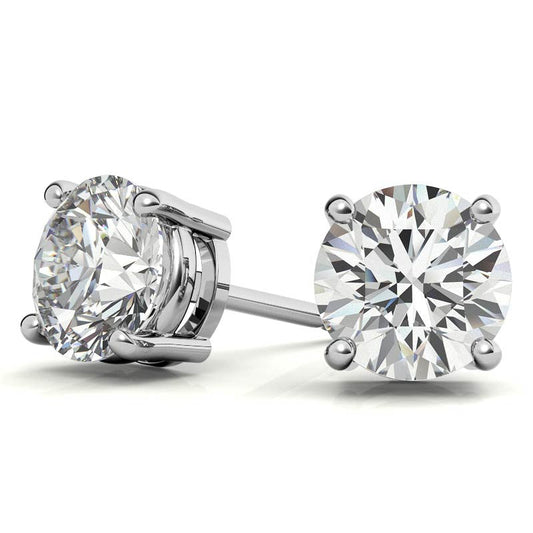 Classic Brilliance: 1.50 Carat Total Weight Round Lab Diamond Solitaires
